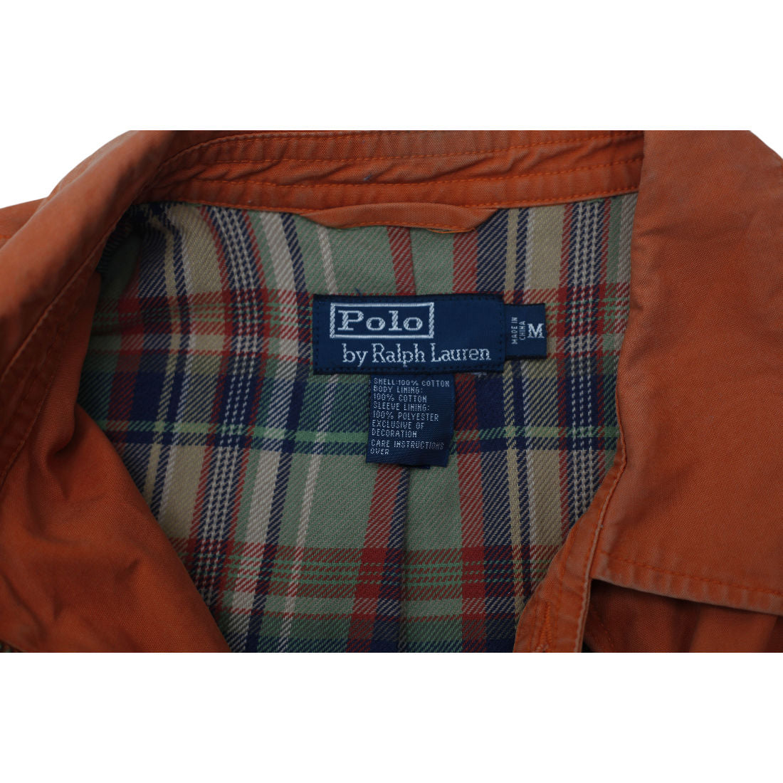 Shop Vintage 90s Polo By Ralph Lauren Orange B Swing Harrington