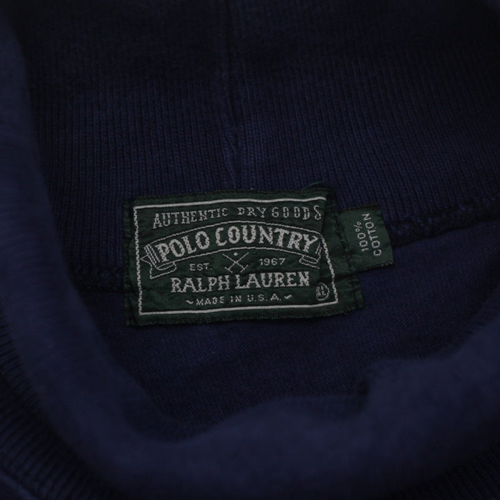 Vintage Polo Country Ralph Lauren Made In USA Turtle Neck Sweatshirt