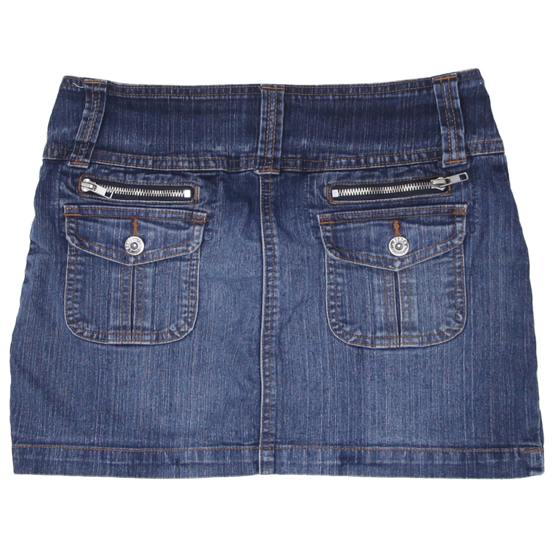 Y2K Bongo Denim Mini Skirt - Fashion Rerun Vintage Migration_Skirt