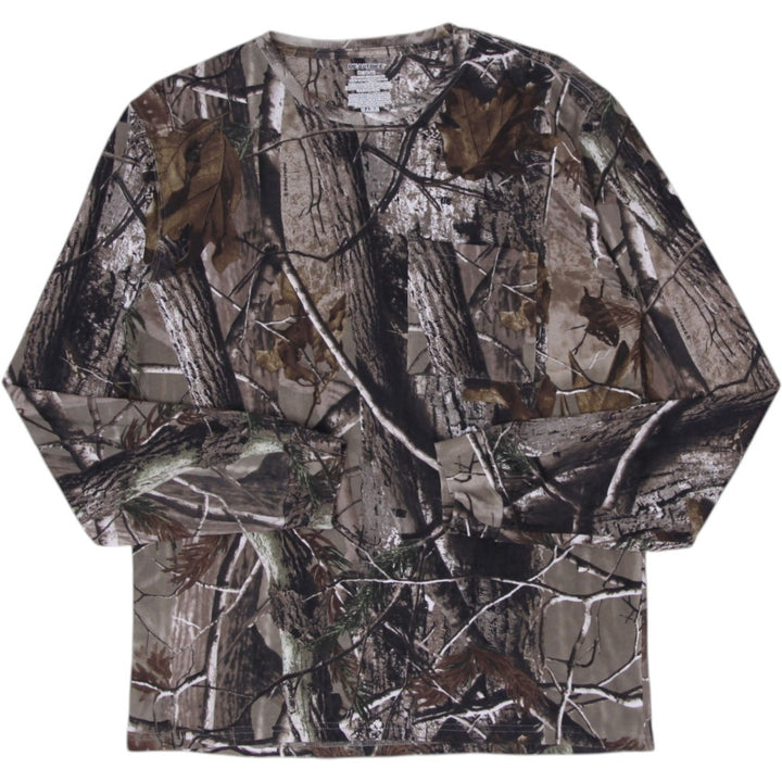Mens Realtree Camo Long Sleeve T-Shirt