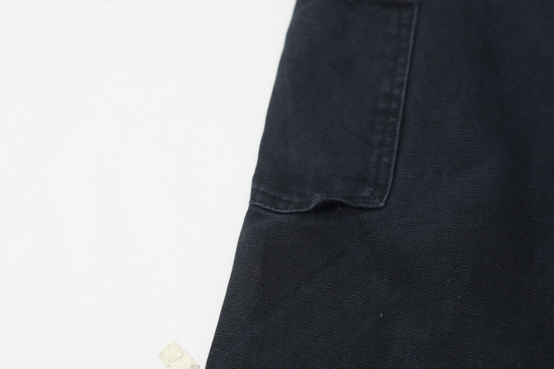 Mens Dungaree Fit B01 BLK Double Knee Carhartt Pants