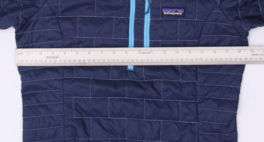 Ladies Patagonia Puffer Jacket Navy Blue Half Zip Lightweight | Migration_Jackets - Alternate View | Fashion Rerun