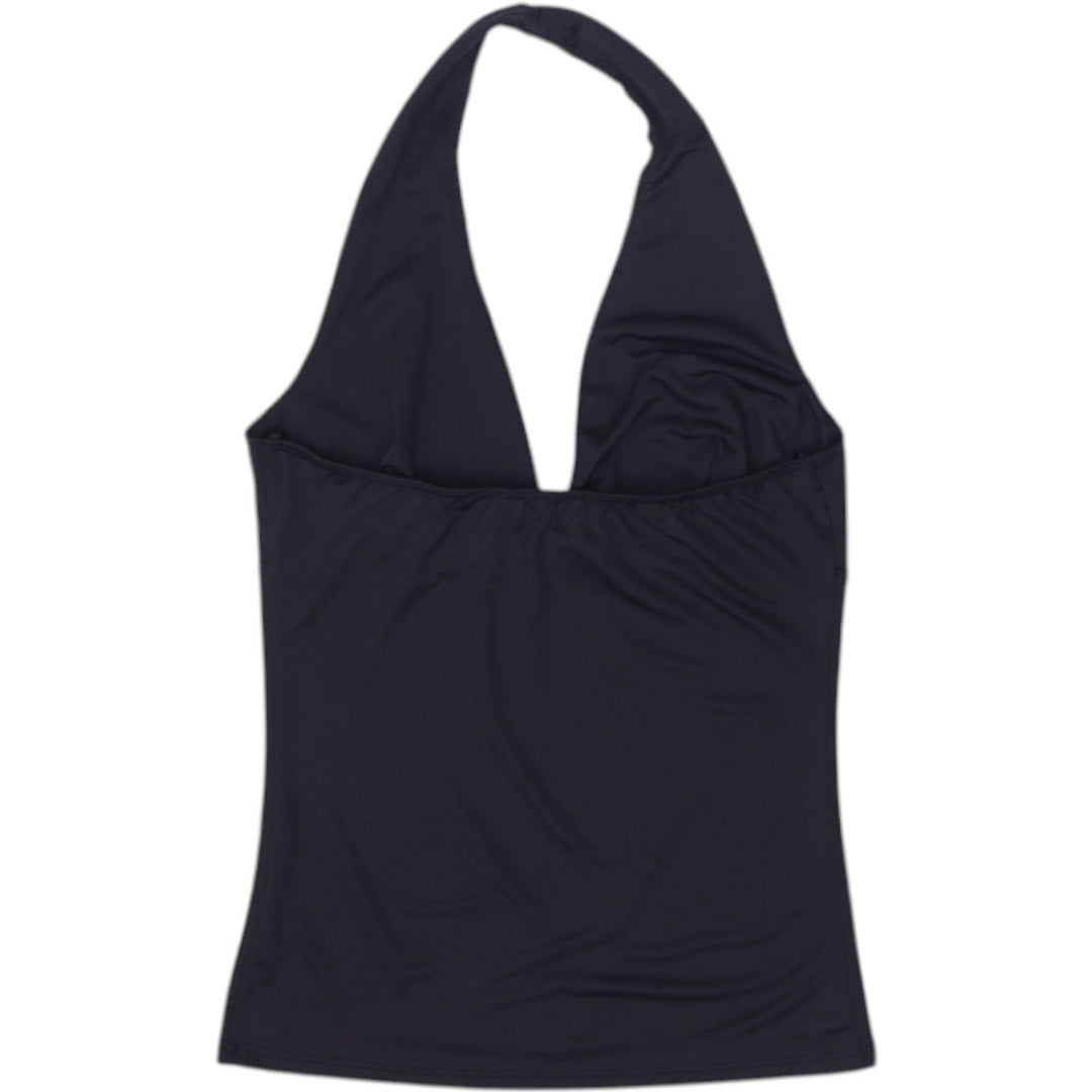 Y2K Ladies Gaze Sleeveless Stretch Halter Top Size XS
