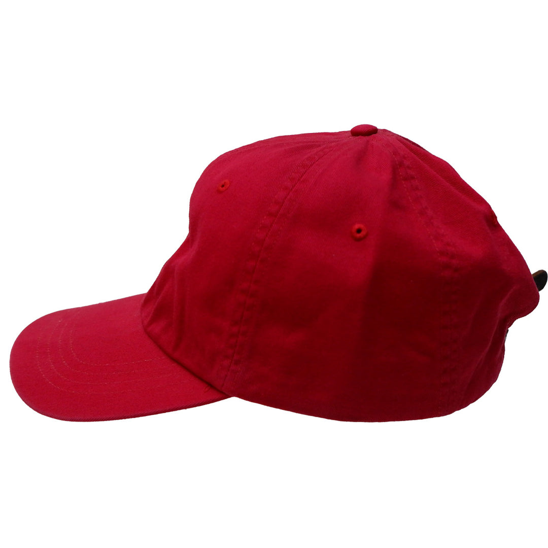 Vintage Polo By Ralph Lauren Red Navy Pony Adjustable Cap