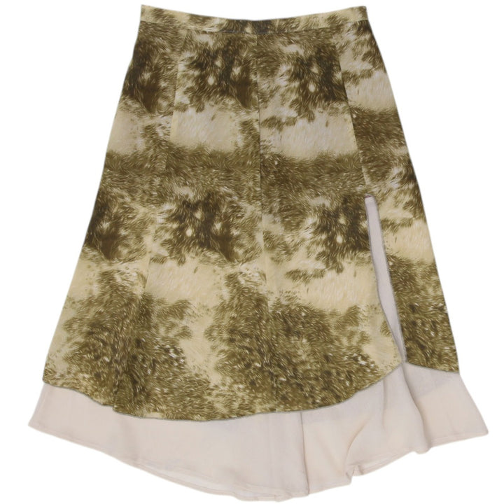Y2K Ladies Abstract Midi Skirt Size XS