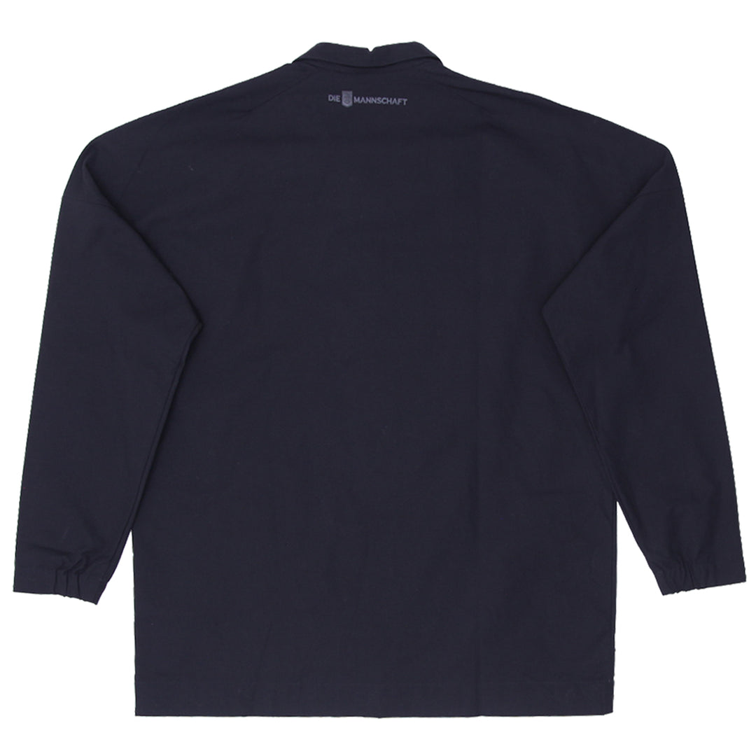 Mens Adidas Deutscher Fussball-Bund Long Sleeve Shirt Black - Fashion Rerun Vintage Migration_Shirt