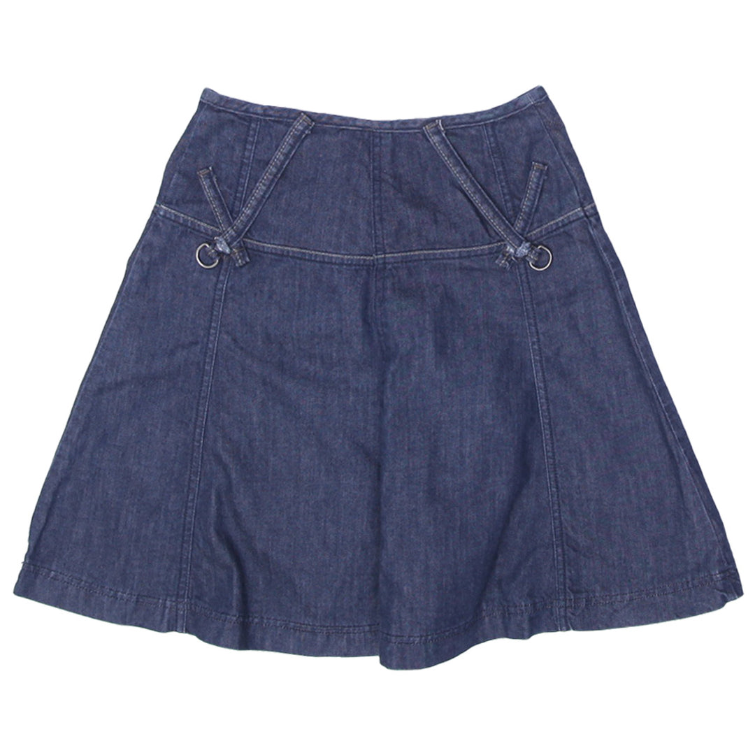 Y2K Ladies Denim Midi Skirt