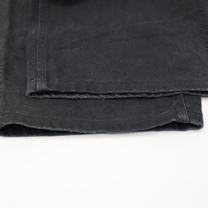 Mens 2014 Carhartt B11 BLK Carpenter Pants Canvas Dungarees Loose 36x32