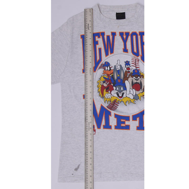 Vintage 1991 New York Mets Looney Tunes Graphic T-Shirt Large Changes Tag
