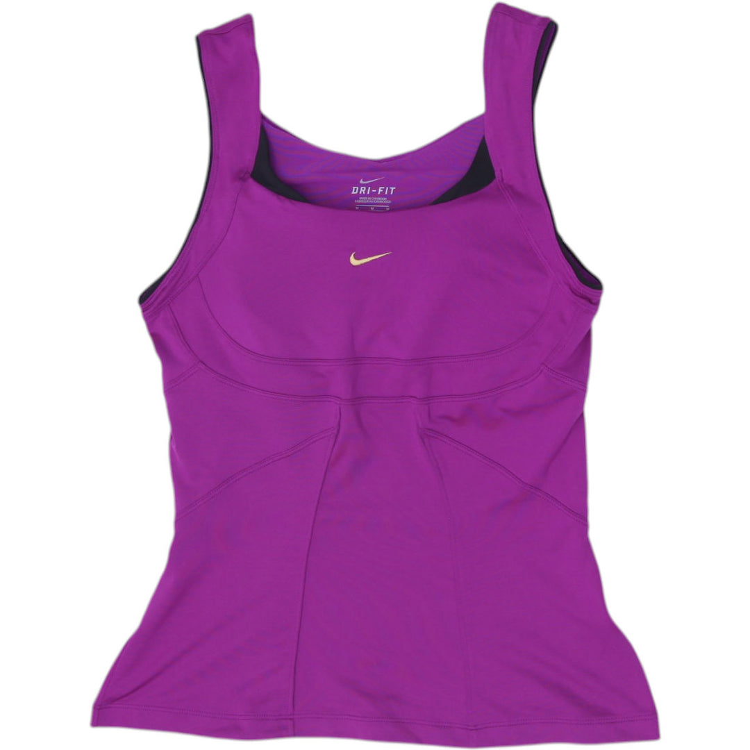 Ladies Nike Dri-FIT Built-In Shelf Workout Tank Top Size M