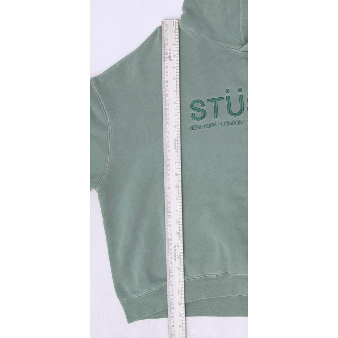 Stussy Embroidered Logo Streetwear Pullover Hoodie Size 14 | Migration_Hoodies SW COLLECTION - View 8 | Fashion Rerun