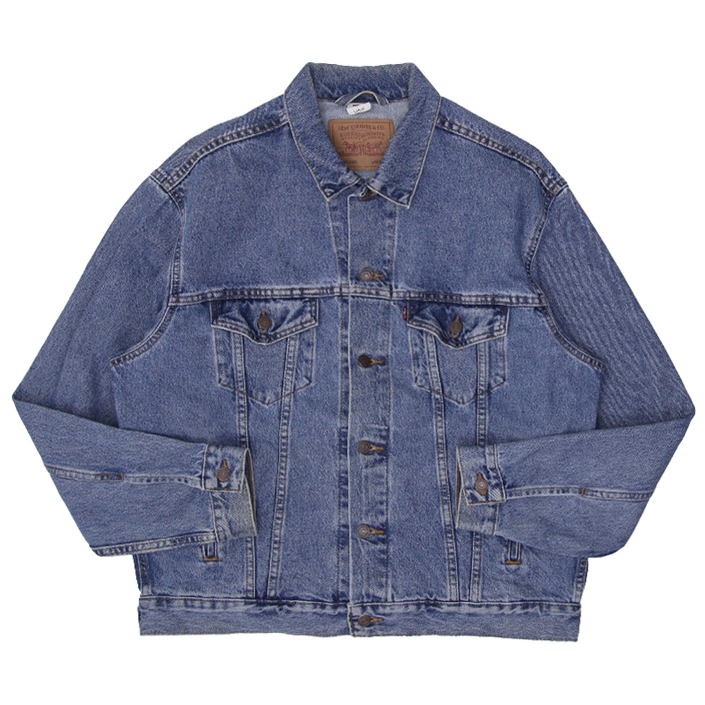 Shop Vintage Levi Strauss # 70507-0389 Denim Trucker Jacket Size L