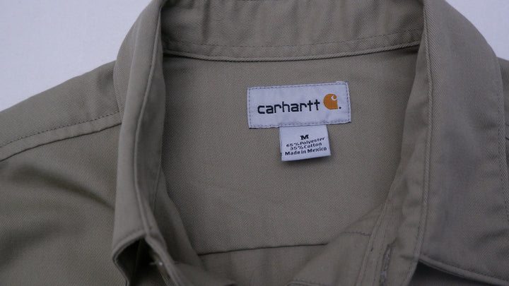 Mens Carhartt S223 KHI Button Short Sleeve Shirt | Migration_Shirt - Back View | Fashion Rerun