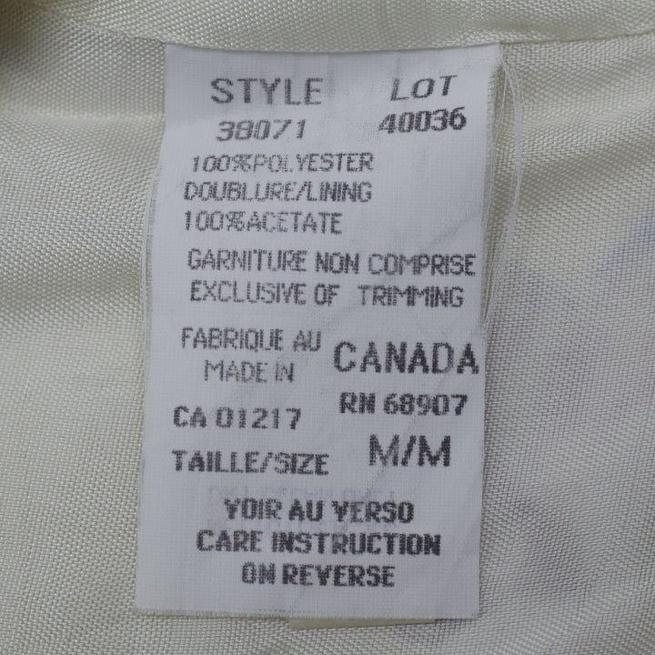 Y2K Ladies Le Chateau Floral Halter Vest Waistcoat Top Size M