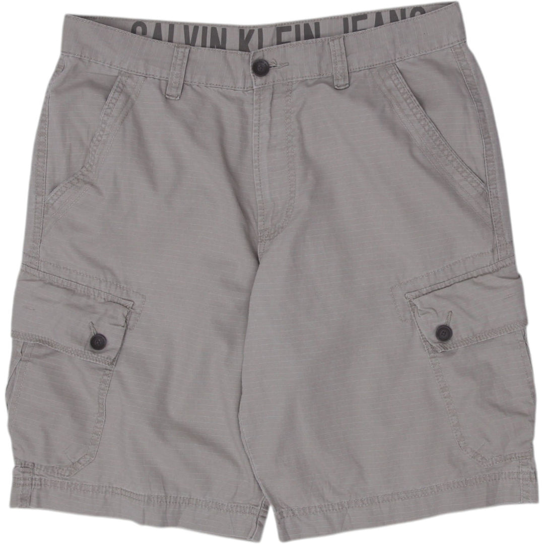 Mens Calvin Klein Cargo Ripstop Pockets Casual Shorts Size 34