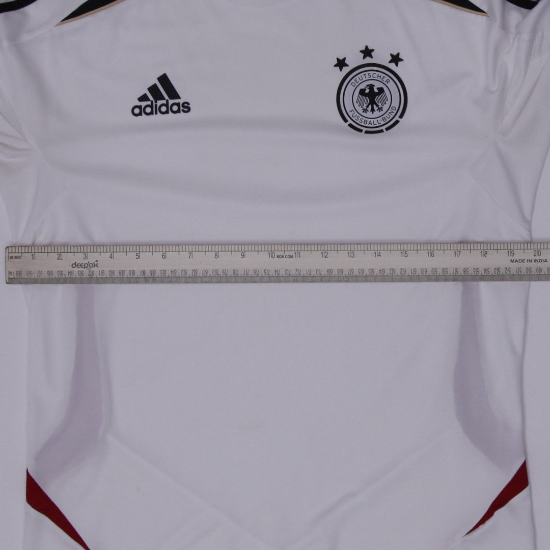 Mens Adidas Germany Soccer Jersey White Team Logo
