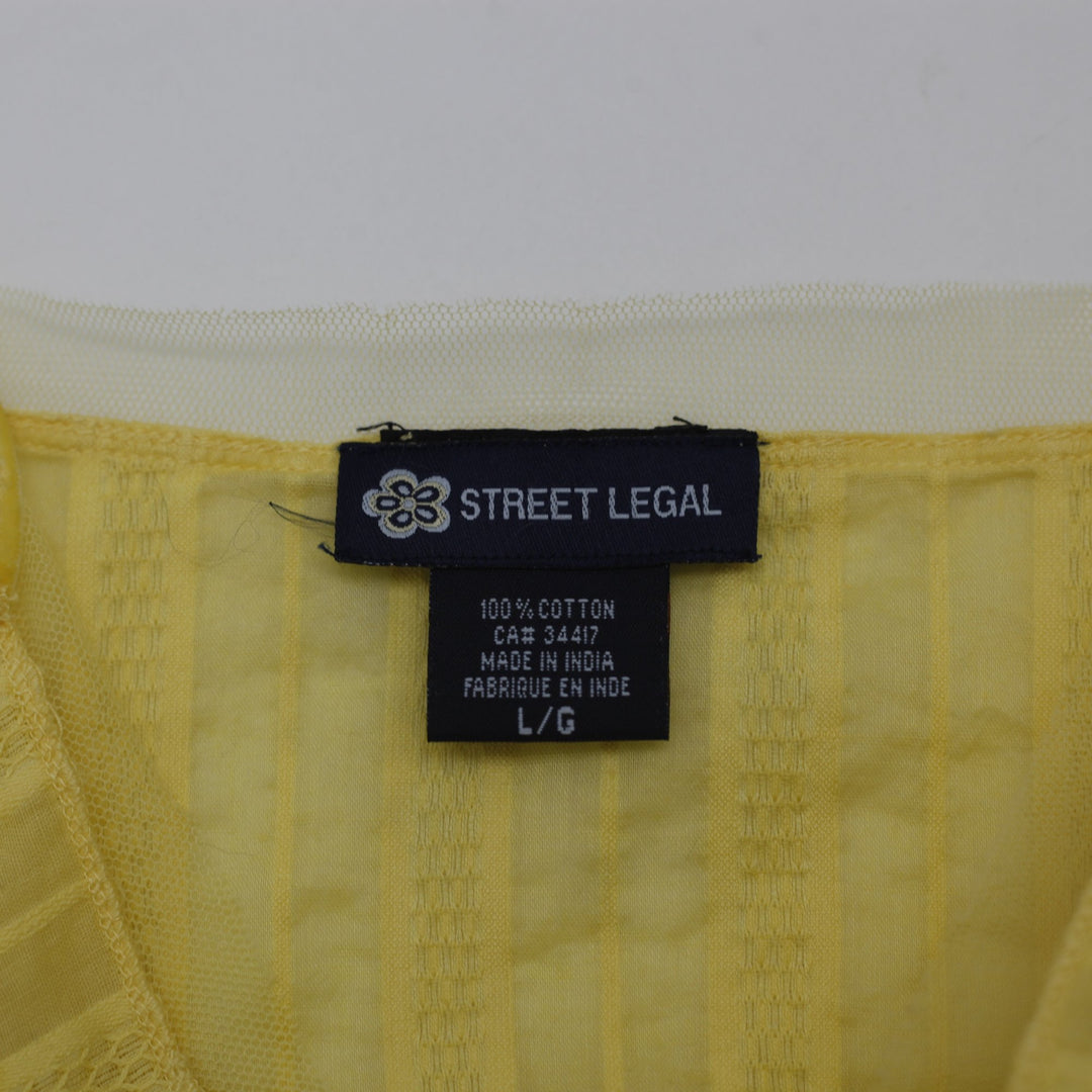 Y2K Ladies Street Legal Camisole Strappy Top Size L