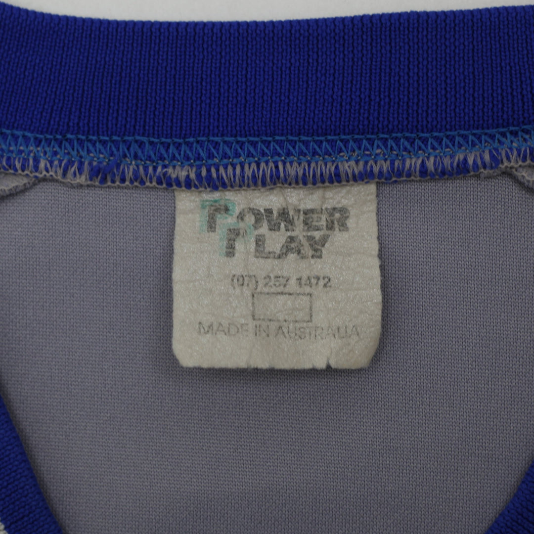 Vintage Mens Dodgers Baseball Jersey Grey V-Neck Sportswear | Migration_Jerseys - Back View | Fashion Rerun