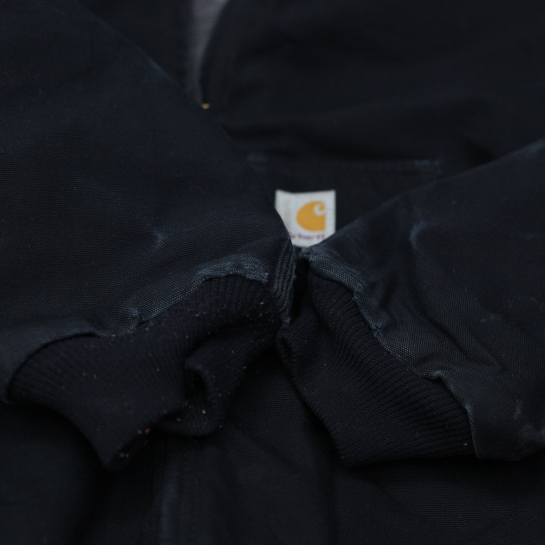 Shop Vintage Carhartt J158 BLK Hooded Work Jacket Size XL