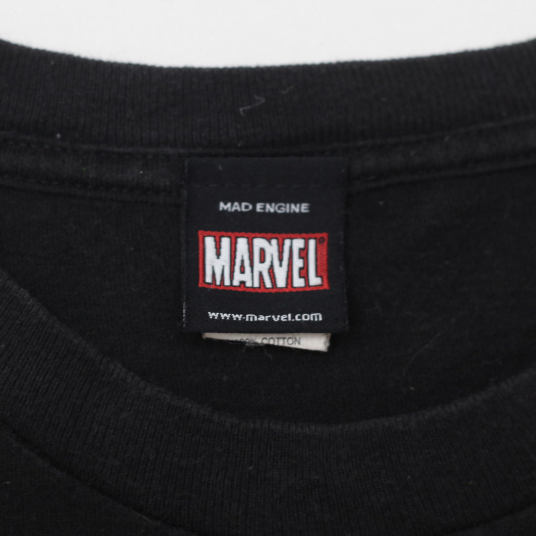 Vintage Marvel Mad Engine Marvel Graphic T-Shirt Marvel Heroes Collage Black XL - Fashion Rerun Vintage Migration_T-Shirt