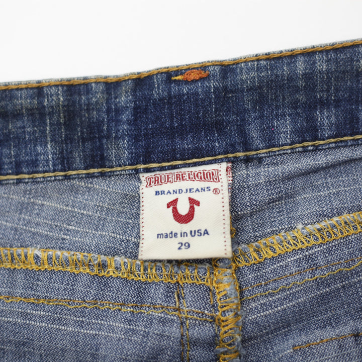 Y2K Ladies True Religion Straight Denim Jeans Size 29