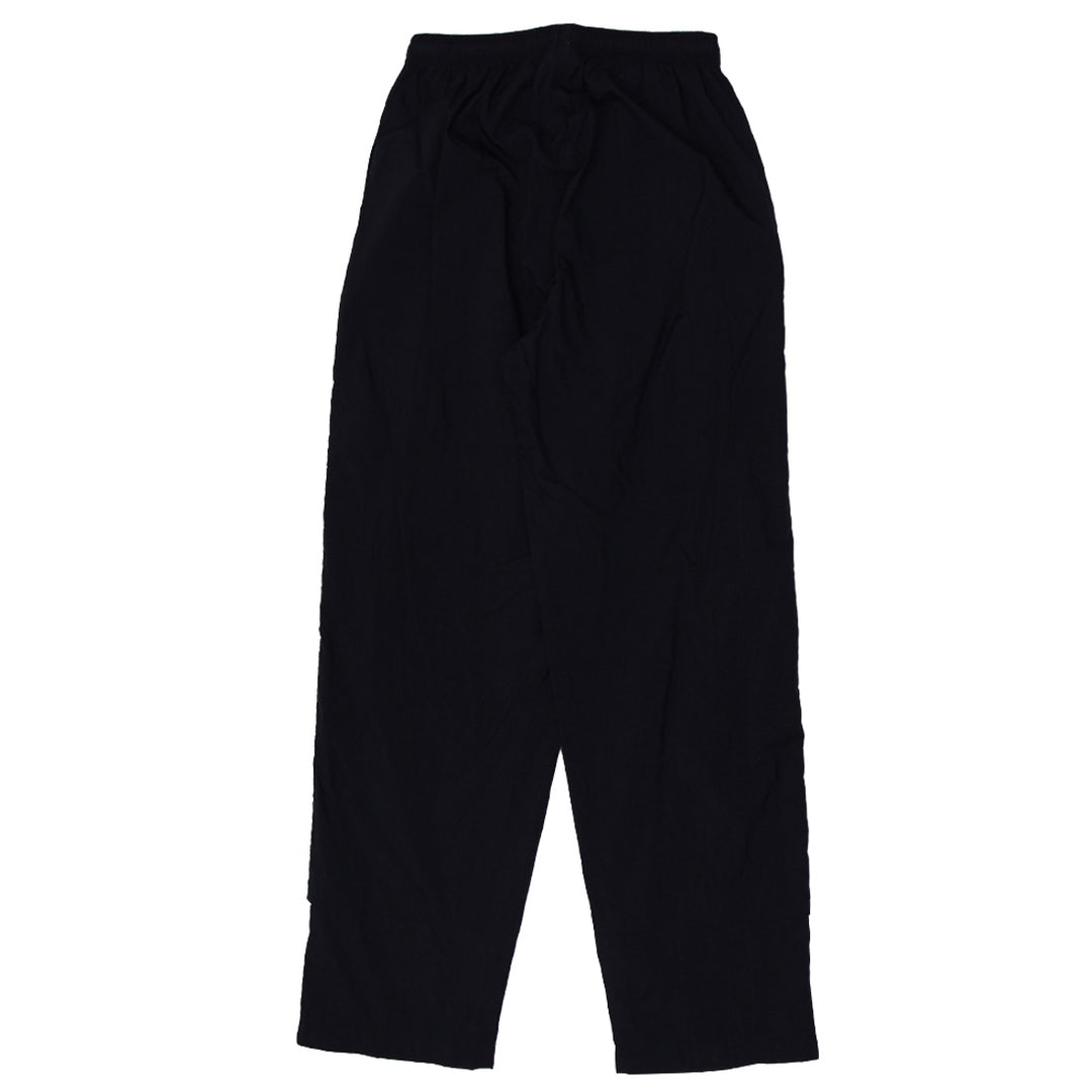 Vintage Embroidered Adidas Logo Black Nylon Pants