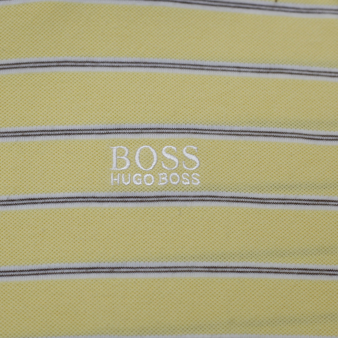 Mens Hugo Boss Regular Fit Striped Polo T-Shirt Size L