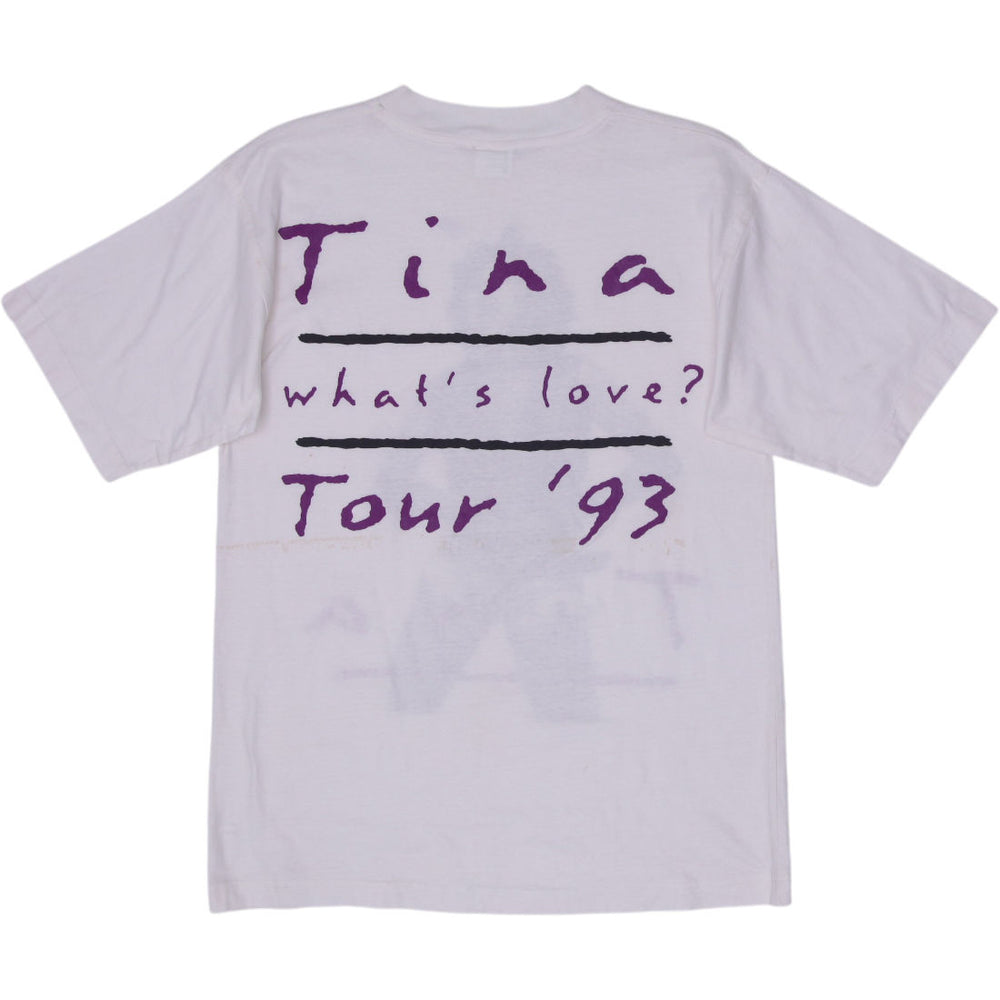 Vintage 1993 Tina Turner What's Love Tour T-Shirt Size M | Migration_T-Shirts - Side View | Fashion Rerun
