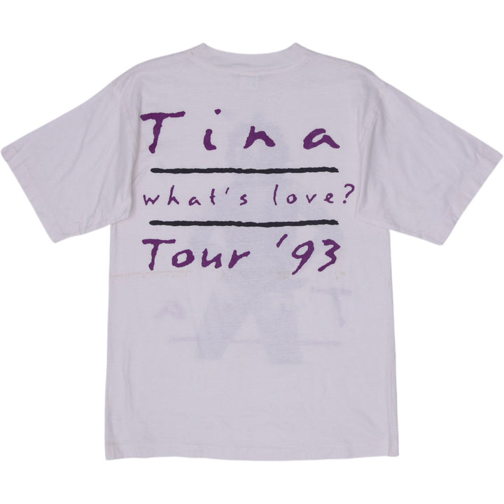 Vintage 1993 Tina Turner What's Love Tour T-Shirt Size M | Migration_T-Shirts - Side View | Fashion Rerun