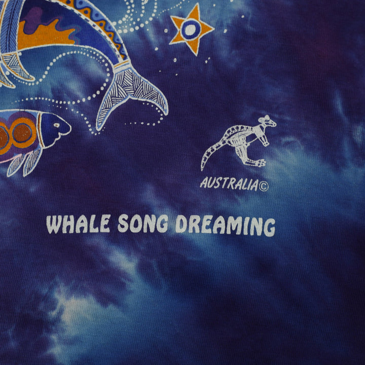Vintage Churinga Designs "Whale Song Dreaming" T-Shirt Single Stitch XL Tie Dye | Migration_T-Shirts - Detail | Fashion Rerun