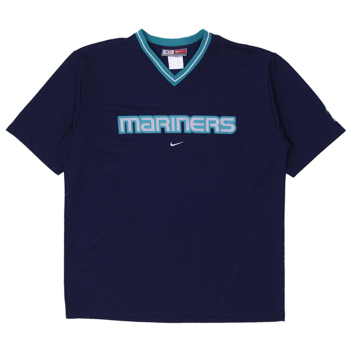 Vintage Seattle Mariners Embroidered Warmup Pullover Jersey Nike Team