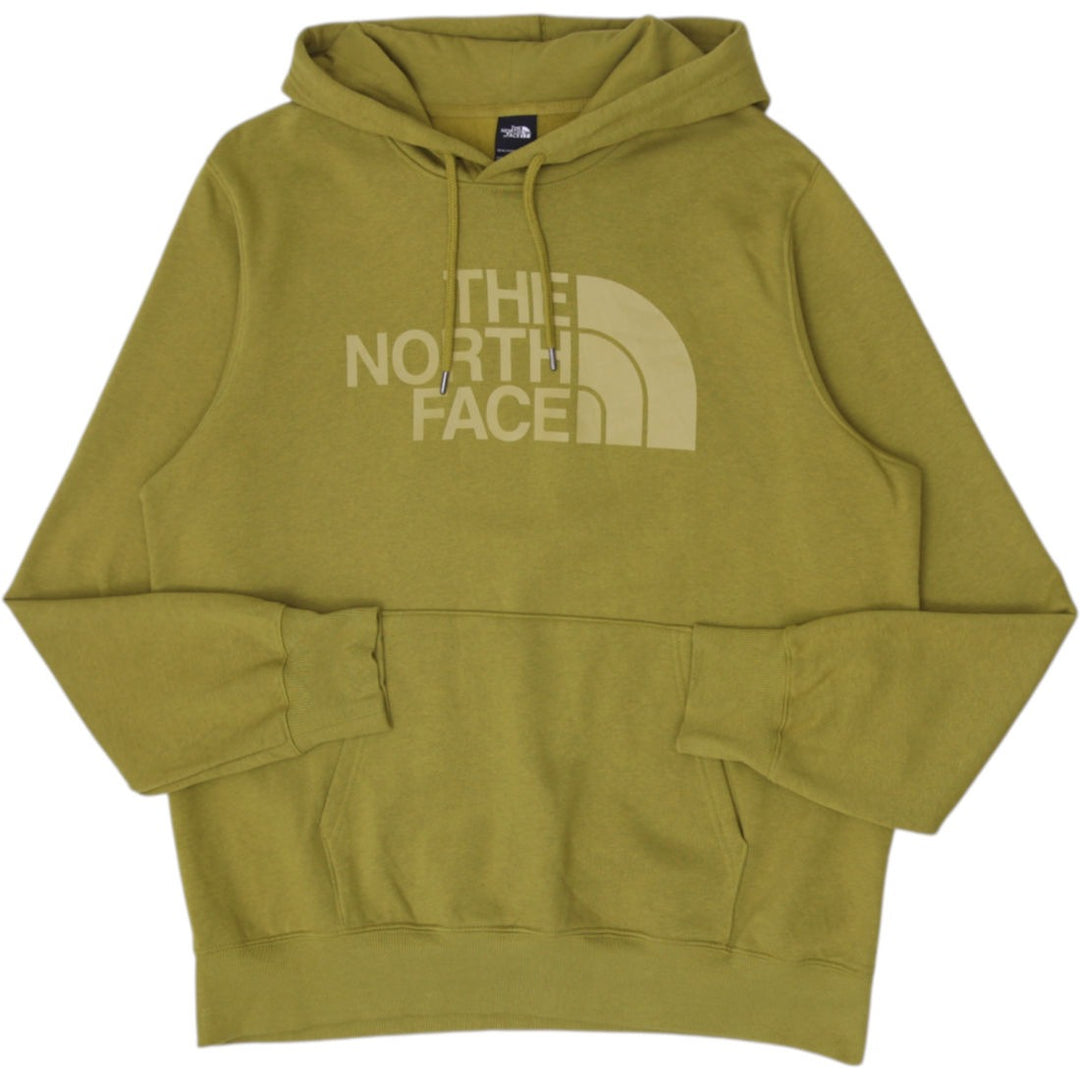 Mens The North Face Olive Green Pullover Hoodie Size XL