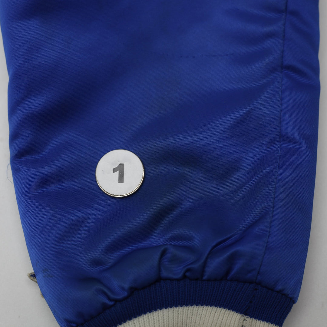 Vintage 1980s MLB Kansas City Royals Starter Satin Bomber Jacket Size L