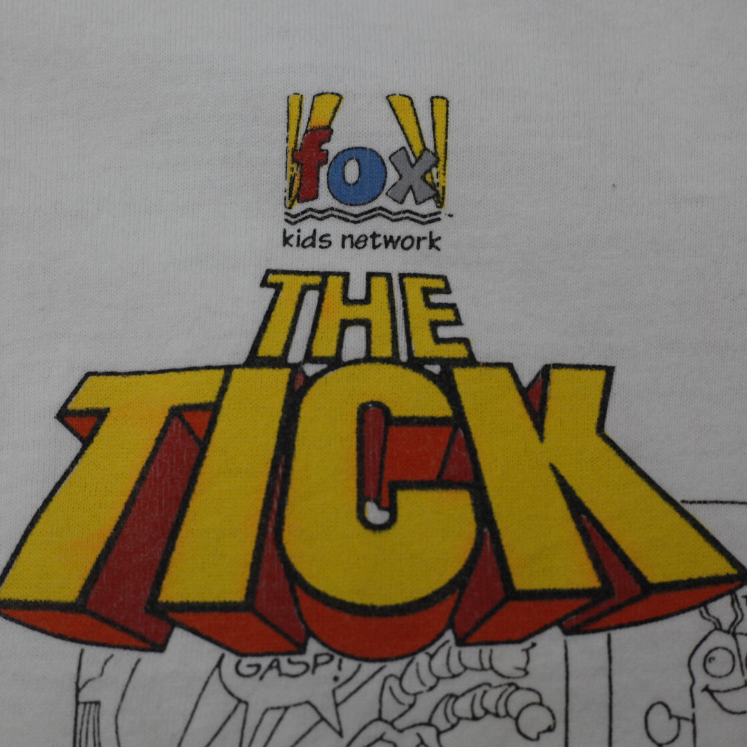 Vintage 90s The Tick Superhero Cartoon TV Show Fox Kids T-Shirt XL | Migration_T-Shirts - Detail View | Fashion Rerun