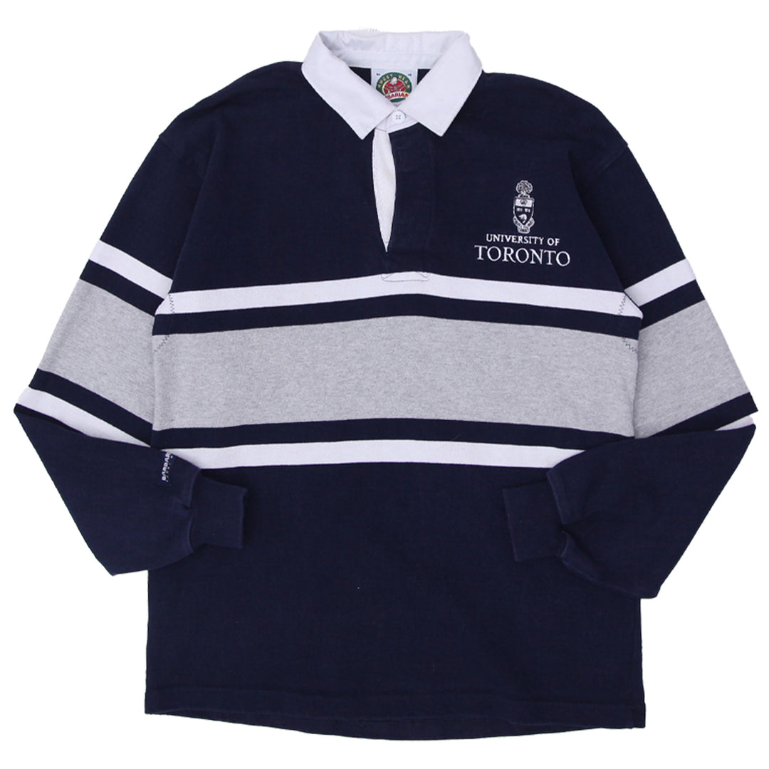 Vintage Barbarian Rugby Wear University Of Toronto Rugby Shirt M - Fashion Rerun Vintage Migration_T-Shirt