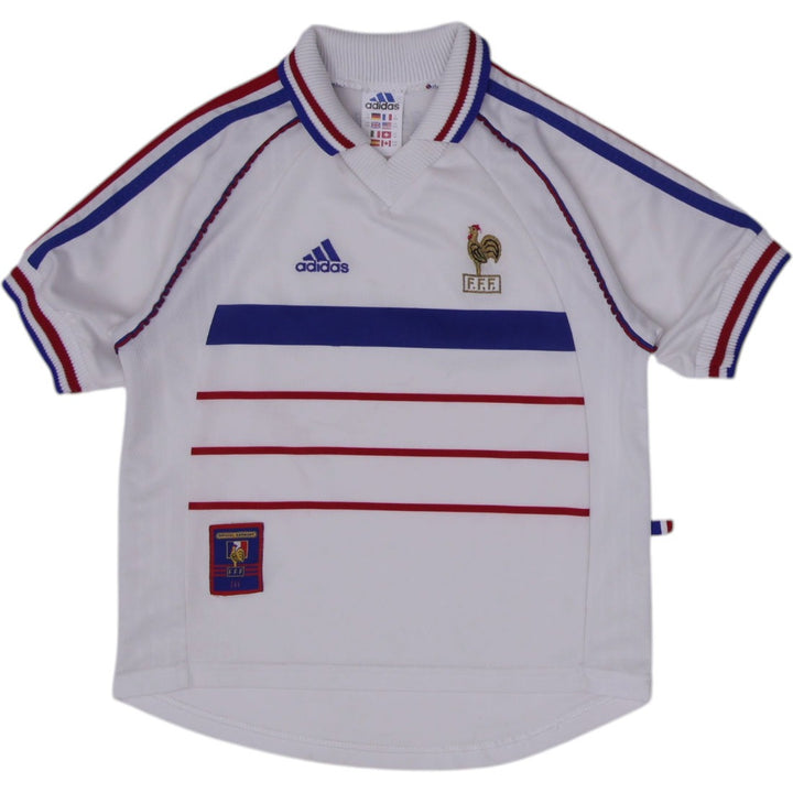 Vintage 1999-2000 Boys France Away Soccer Jersey Size 10 | Migration_Jerseys | Fashion Rerun