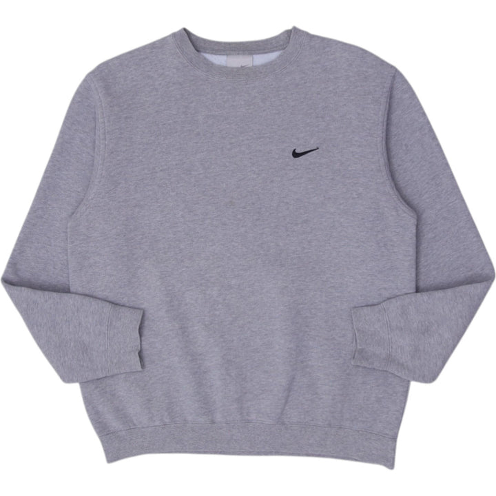 Vintage Embroidered Nike Swoosh Logo Gray Sweatshirt M | Migration_Sweatshirt | Fashion Rerun