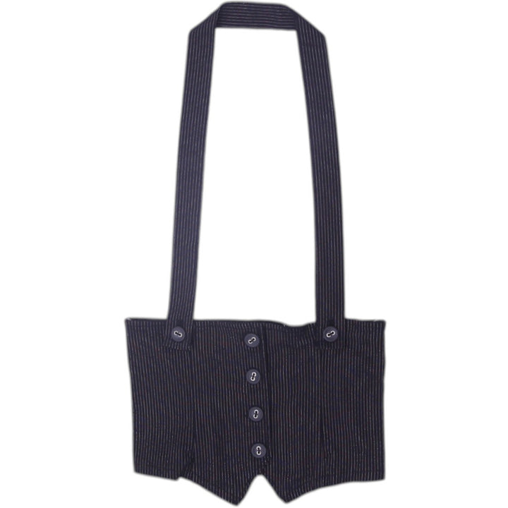 Y2K Ladies Black Waist  Vest Top Size XS