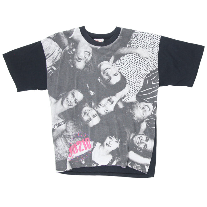 Vintage Beverly Hills 90210 T-Shirt Single Stitch Black Novel Teez One Size | Migration_T-Shirts UAENAT40 | Fashion Rerun