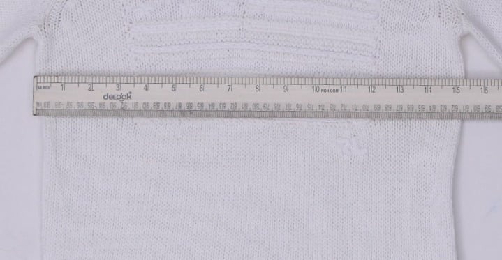 Vintage Ladies Polo Ralph Lauren Iconic American Flag Cotton Crewneck Sweater S