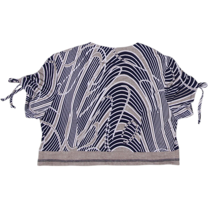 Y2K Artex Striped Pattern Bolero Tops Size M | Migration_Jackets - Side View | Fashion Rerun