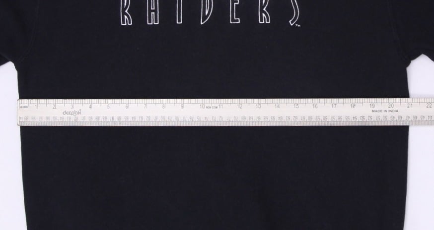 Vintage Salem Sportswear Silver & Black Raiders Black Sweatshirt L | Migration_Sweatshirt - Alternate View | Fashion Rerun