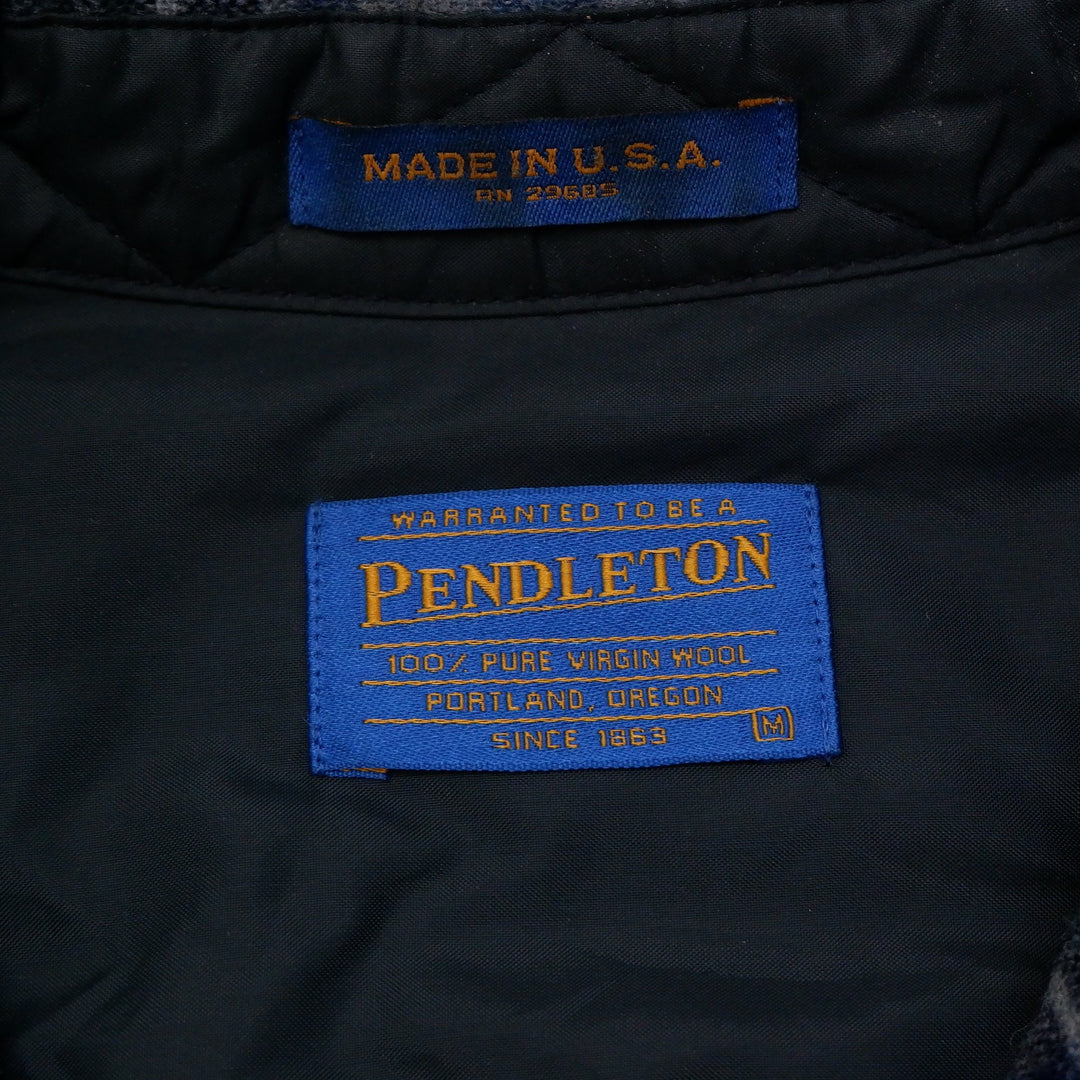 Vintage Pendleton Made In USA 100% Wool Flannel Shirt