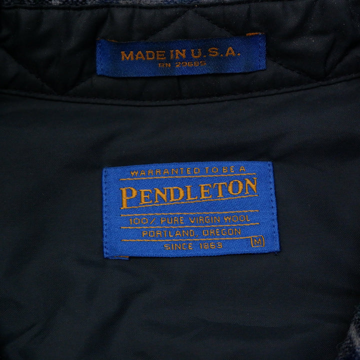 Vintage Pendleton Made In USA 100% Wool Flannel Shirt