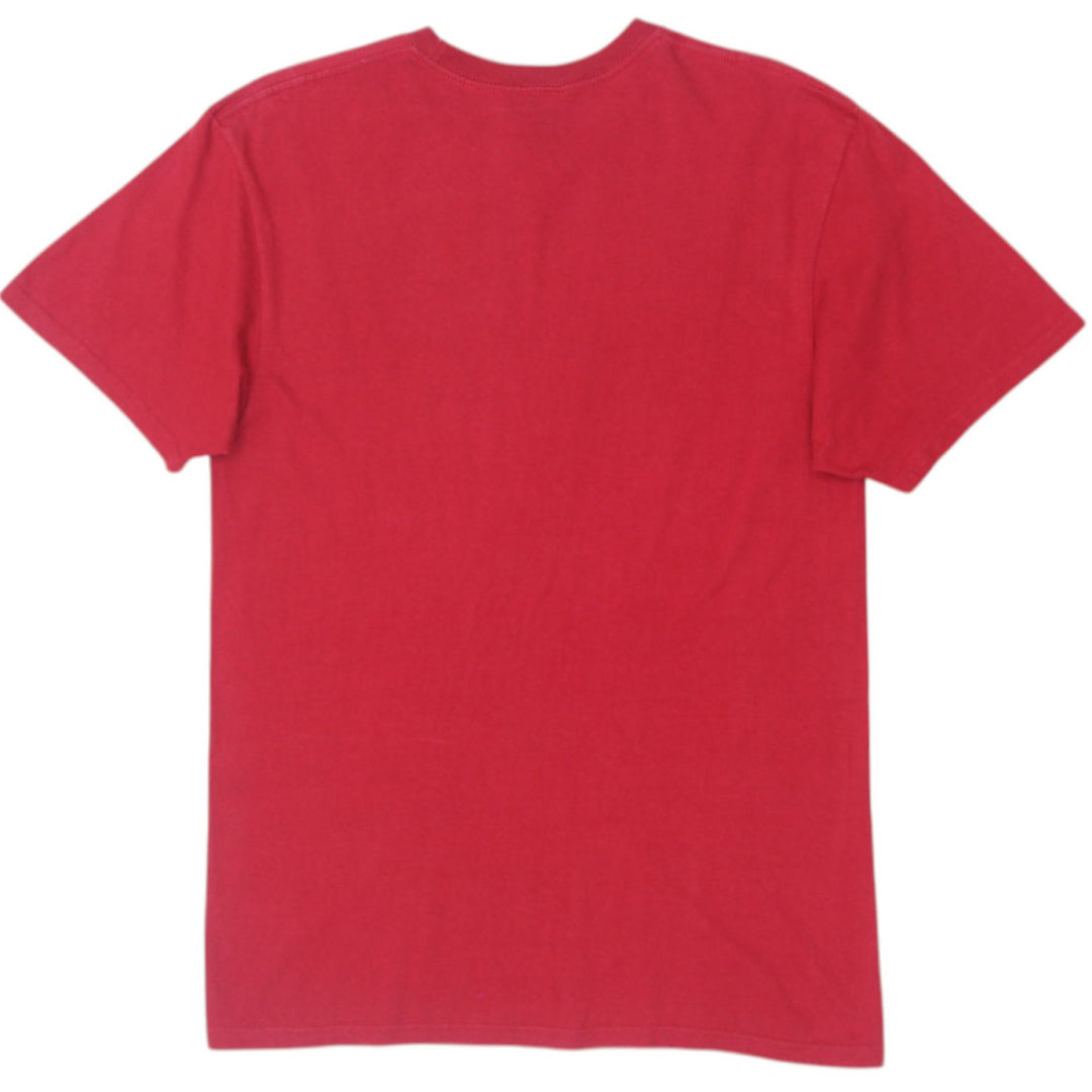 Vintage Nike Logo Red Short Sleeve T-Shirt | Migration_T-Shirts - Side View | Fashion Rerun