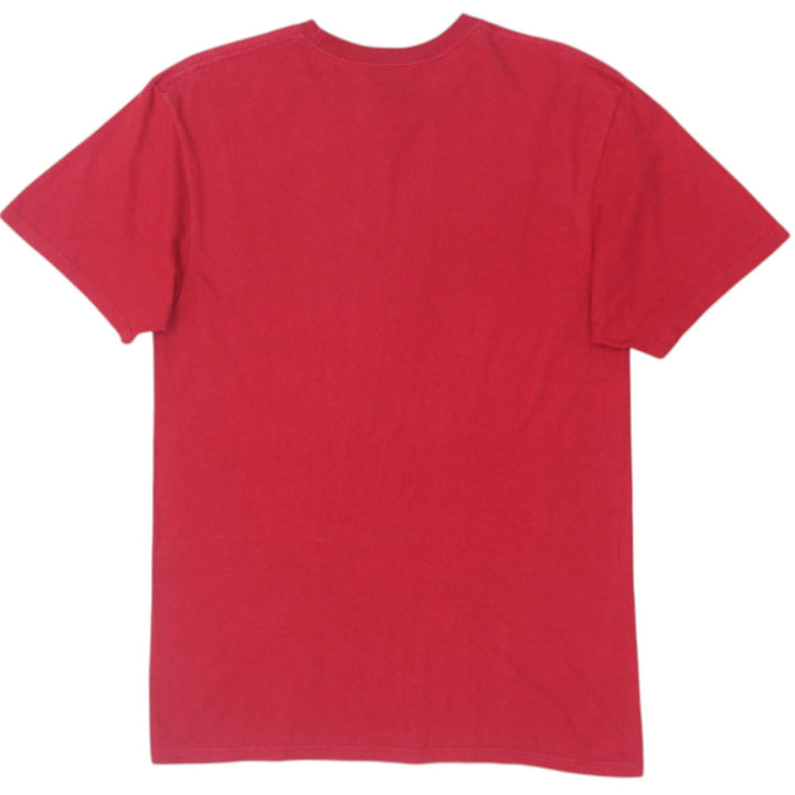 Vintage Nike Logo Red Short Sleeve T-Shirt | Migration_T-Shirts - Side View | Fashion Rerun