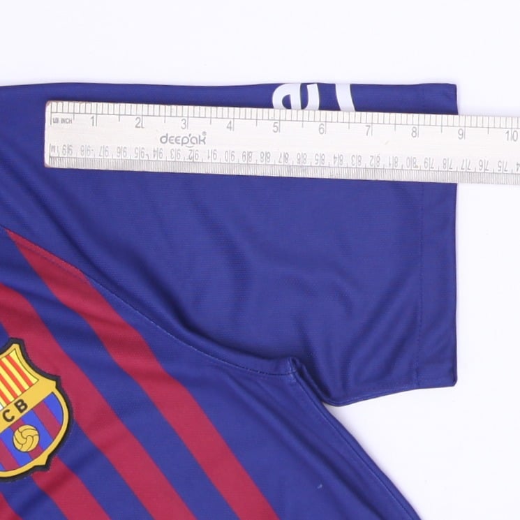 Mens Nike FC Barcelona 2018-19 Home Jersey #3 PIQUÉ La Liga Soccer Shirt Medium