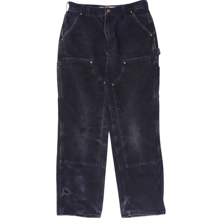 Mens Carhartt B01 BLK Dungaree Fit Double Knee Pants Size 32x32