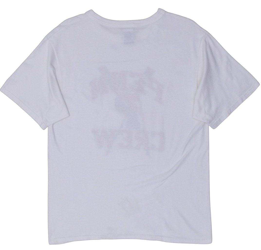 Vintage Champion Penn Crew T-Shirt White Graphic