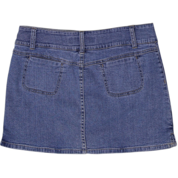 Y2K Ladies Denim Mini Short Skirt Size 9/10